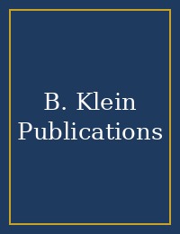 B. Klein Publications cover