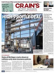 Crain's Detroit Business cover