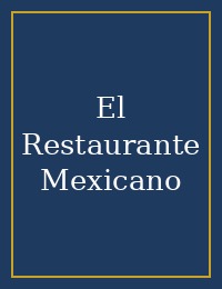 El Restaurante Mexicano cover
