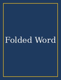 Folded Word cover
