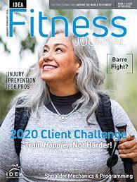 IDEA Fitness Journal cover