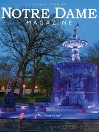 Notre Dame Magazine cover