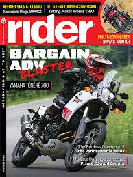 Rider Magazine cover